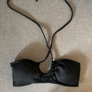 Black Bandeau Bikini Top